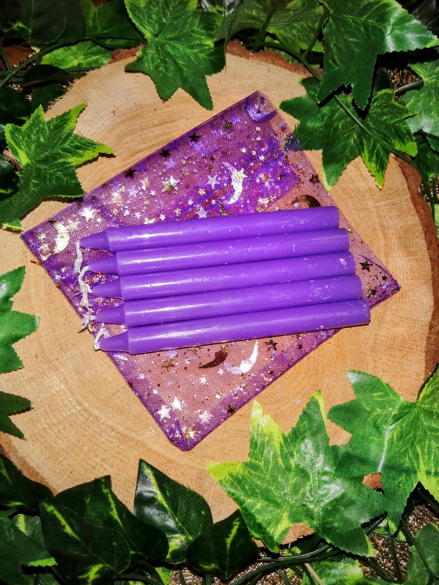 Purple Spell Candle