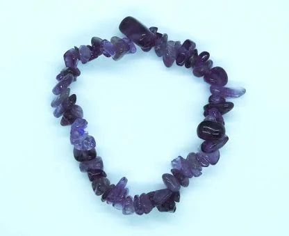 Kids Amethyst Chip Bracelet