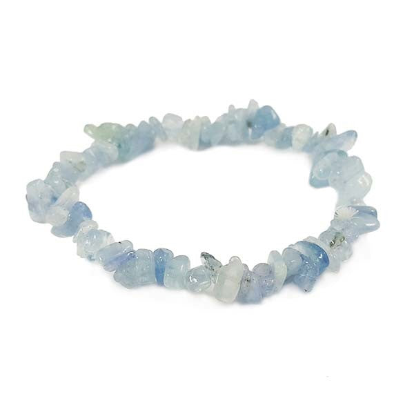 Aquamarine Chip Bracelet