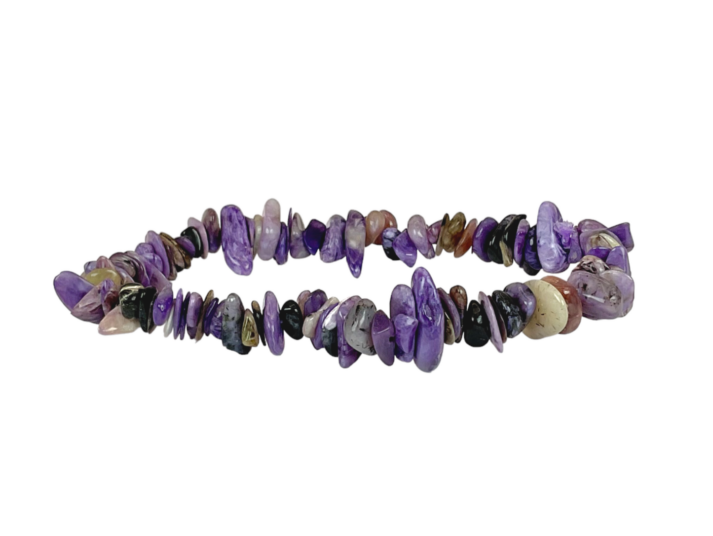 Charoite Chip Bracelet