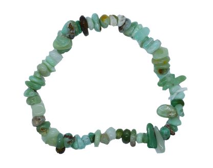 Chrysoprase Crystal Chip Bracelet