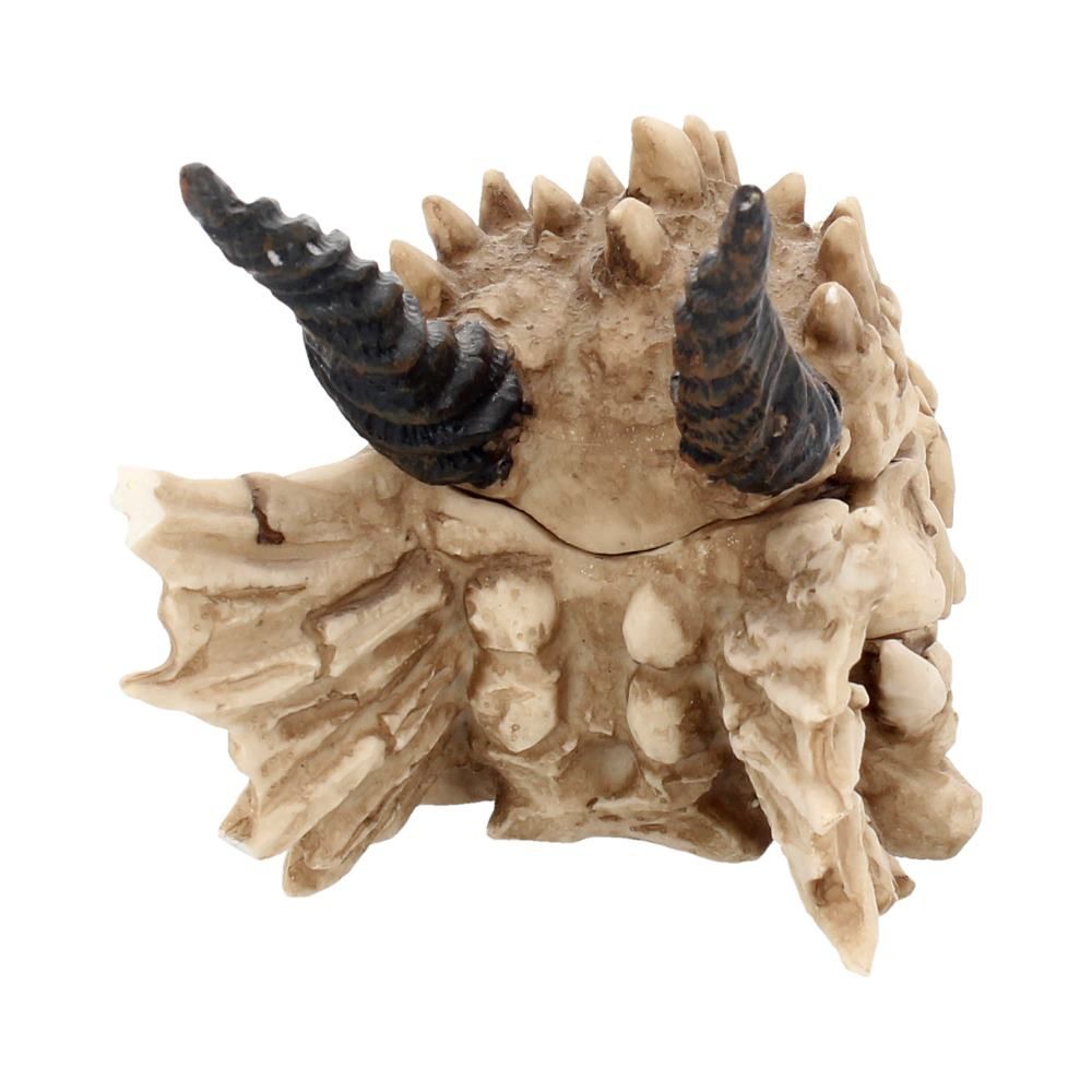 Fantasy Gothic Dragon Skull Trinket Box