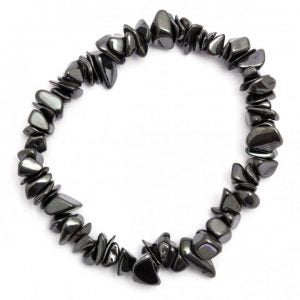 Hematite Chip Bracelet