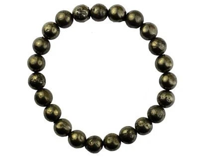 Pyrite Bead Bracelet