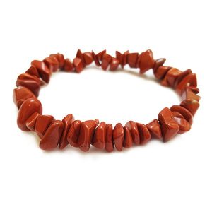 Red Jasper Crystal Chip Bracelet