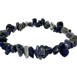 Sodalite Crystal Chip Bracelet