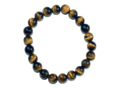 Gold Tigers Eye Bead Bracelet