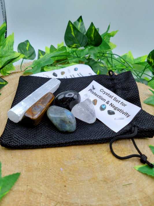 Crystal Set for Negativity & Protection