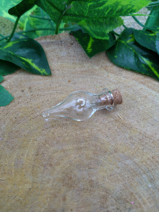 Mini Glass Bottle - Pointed