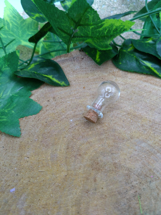 Mini Glass Bottle -  Potion Bottle