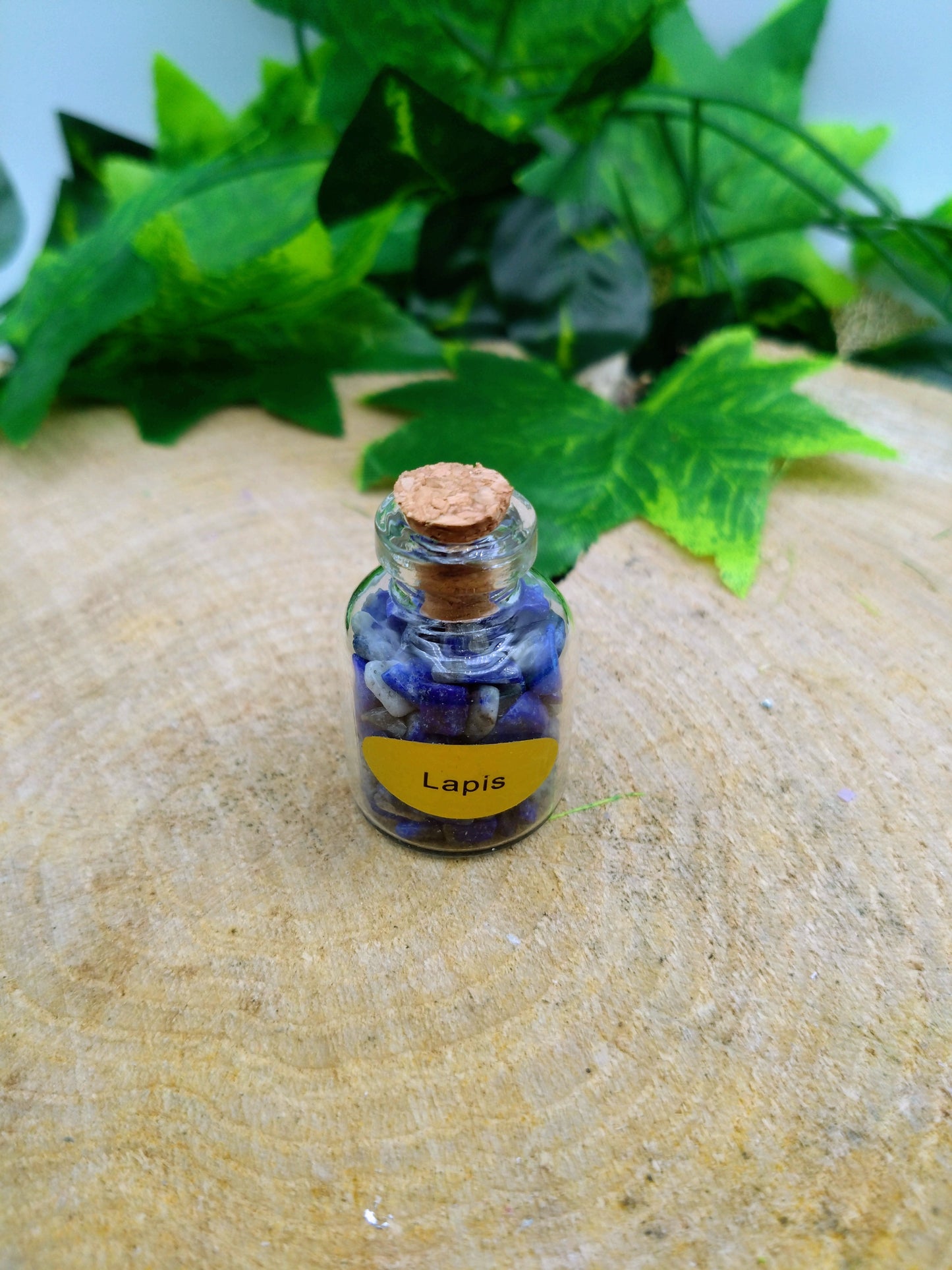 Mini Crystal chip bottle-Lapis