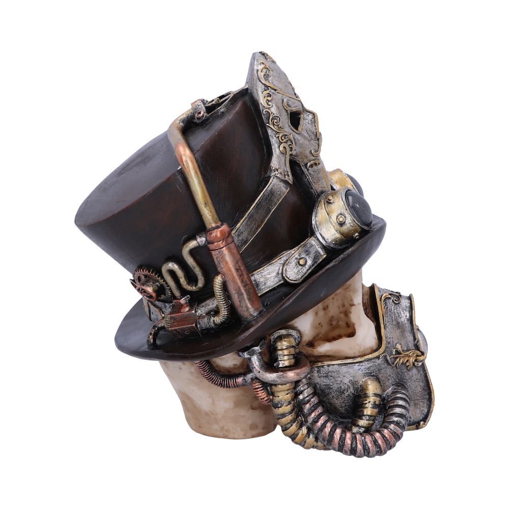Steampunk Breathe Easy Venetian Mask Skull Ornament