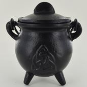Cast Iron Cauldron Small - Triquetra