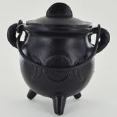 Cast Iron Cauldron Small - Triple Moon