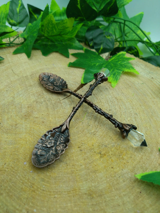 Crystal Spoon - Red Bronze