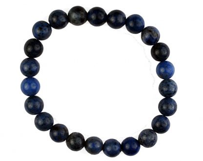 Dumorterite Bead Bracelet