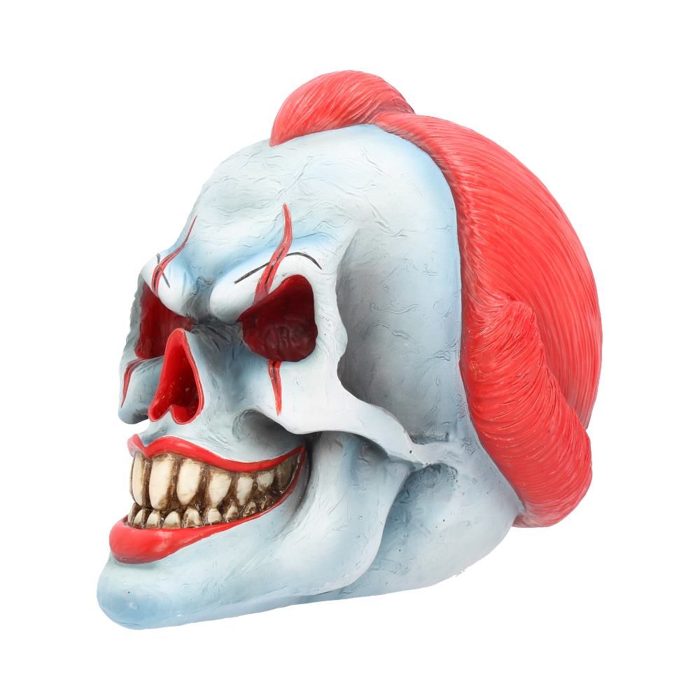 Play Time Skull Ornament Scary Horror Clown Head