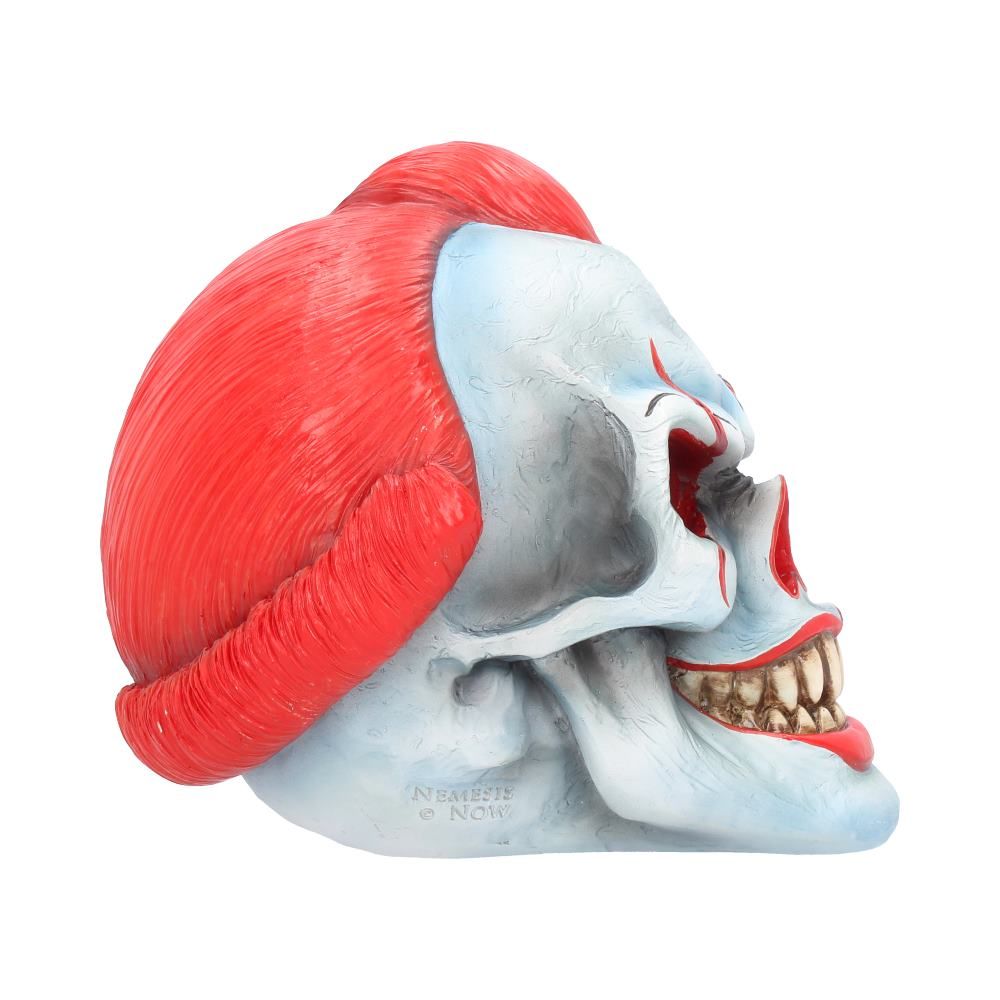 Play Time Skull Ornament Scary Horror Clown Head