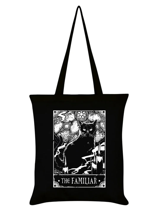 Deadly Tarot The Familiar Black Tote Bag